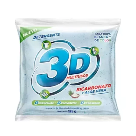 DETERGENTE 3D X 125 GR